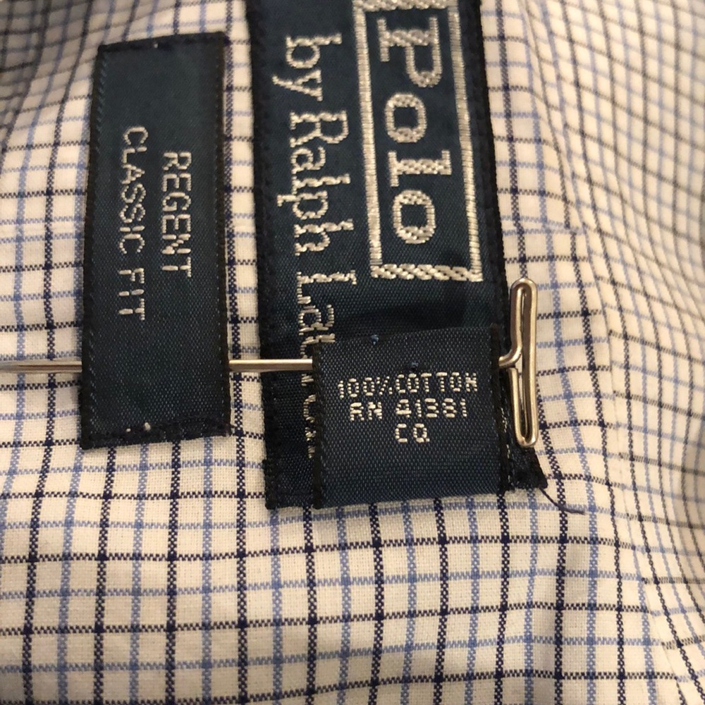 Blue, Black&White Plaid Ralph Lauren Size 20:34/35 - Picture 8 of 8